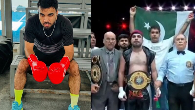 Pakistani boxer crushes unbeaten Indian boxer in Thailand