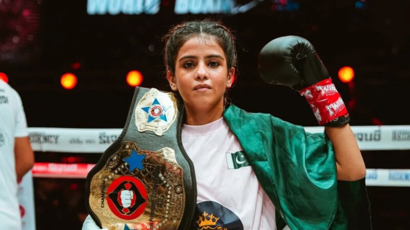 Pakistan’s Aliya Soomro shines with knockout win against Thai opponent