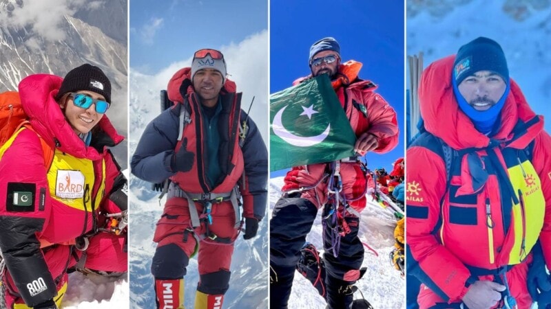 Four Pakistani mountaineers reach Nepal to conquer Everest, Dhaulagiri and Kangchenjunga
