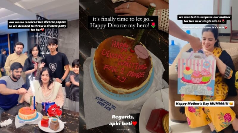 Influencer’s party to celebrate mom’s divorce has internet divided