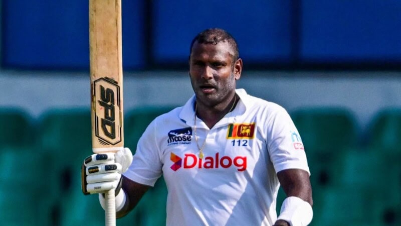 Angelo Mathews bids farewell to Test cricket