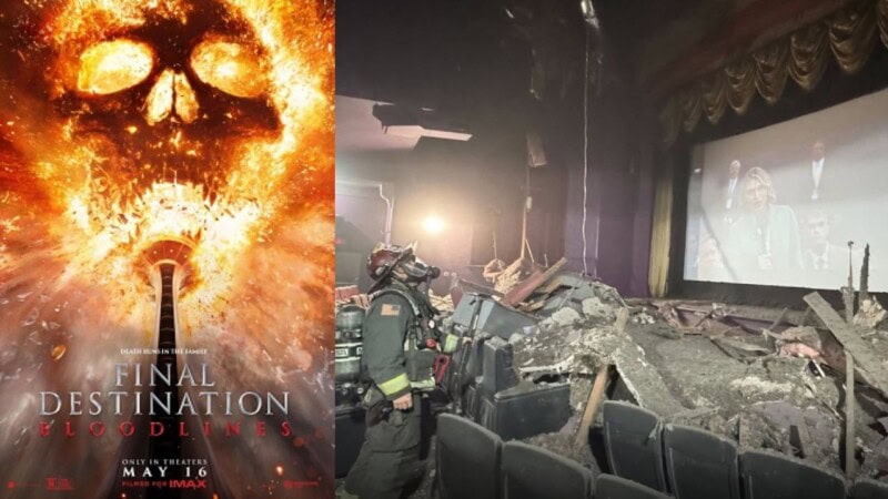 Final Destination in real life? Cinema ceiling collapses during screening of horror flick