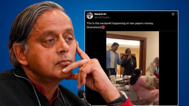 ‘Nautanki’; Indian netizens fume over Shashi Tharoor singing during trip