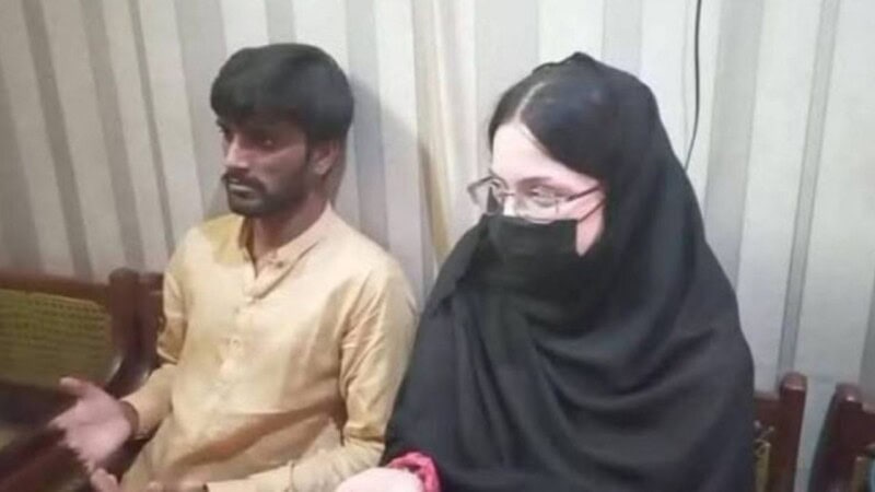 American woman embraces Islam, arrives in Jhang to marry Pakistani man