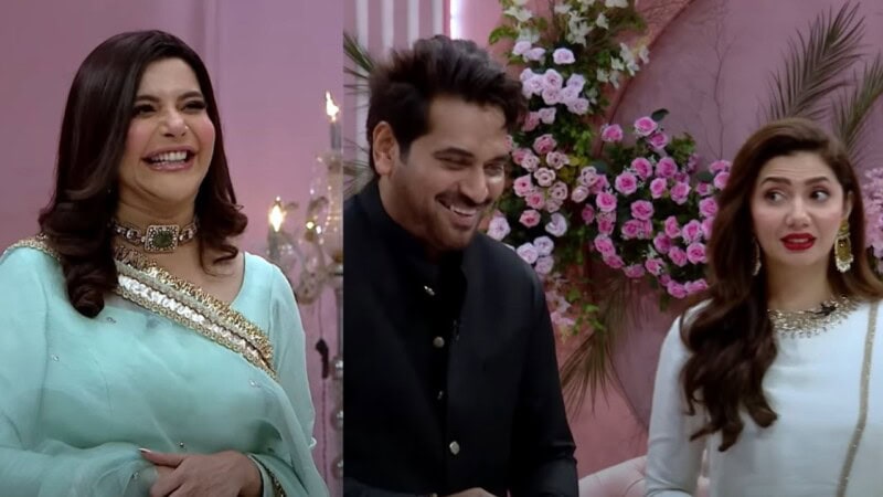 Humayun Saeed crowned ‘Love Guru’ by Nida Yasir, Mahira’s reaction says it all