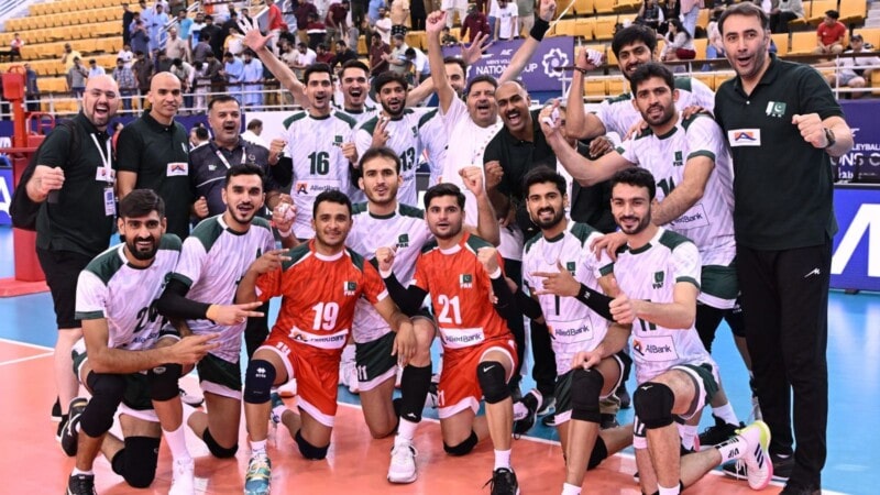 Pakistan reaches AVC Nations Cup Volleyball final after stunning win over Qatar