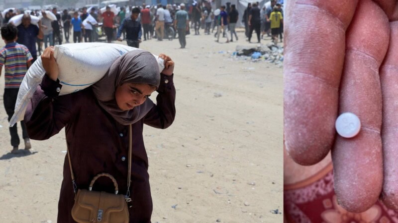 Drugs found in US flour bags sent to Gaza