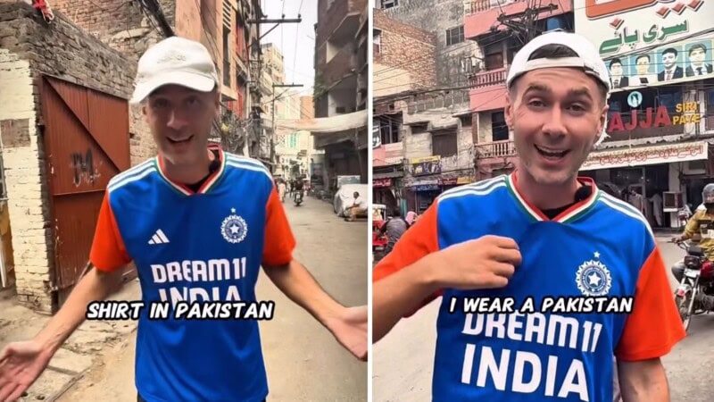 VIDEO: Here's what happened when British vlogger wore Indian jersey on ...