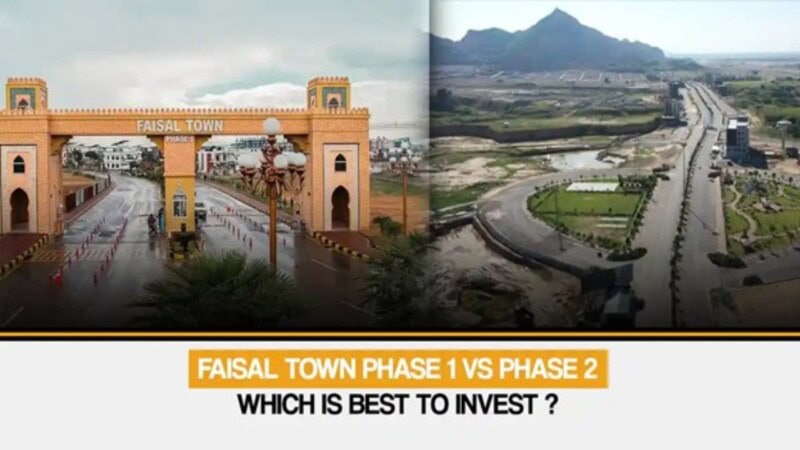 Faisal Town Phase 1 vs. Phase 2: Which is the best investment option?