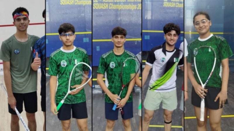 Pakistan stuns India in Asian Junior Squash Championship final