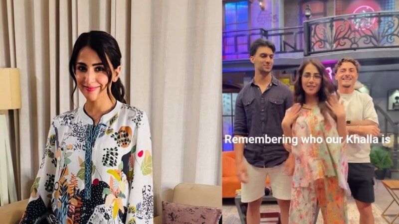 Ushna Shah steals the show dancing with her nephews behind the scenes