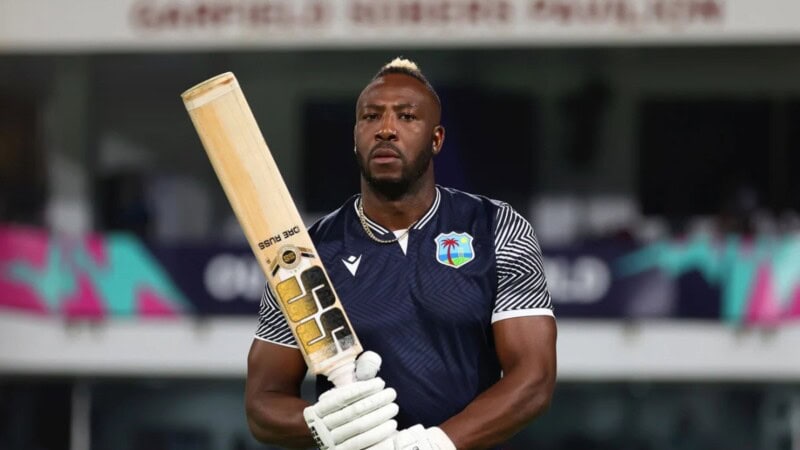 Andre Russell bids farewell to international cricket