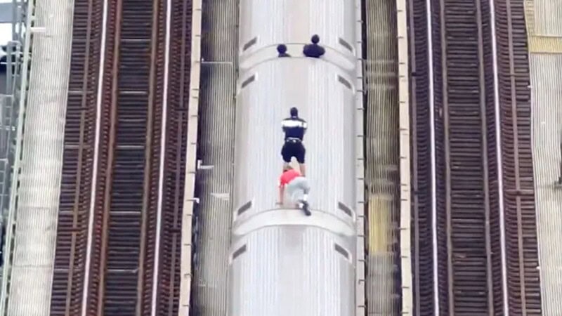 Four boys caught subway surfing in New York