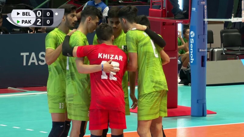 Pakistan stun Belgium 3-0 in debut U19 Volleyball World Championship match