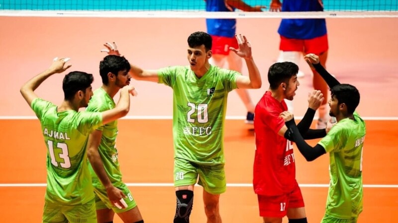 Pakistan thrash Puerto Rico to stay unbeaten in U19 Volleyball Championship