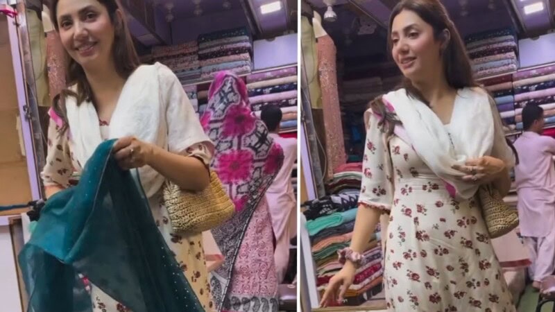 Mahira Khan’s saree hunt just became everyone’s favourite celebrity moment