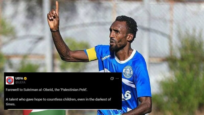 UEFA slammed for tribute to Palestinian star martyred by Israel while waiting for aid