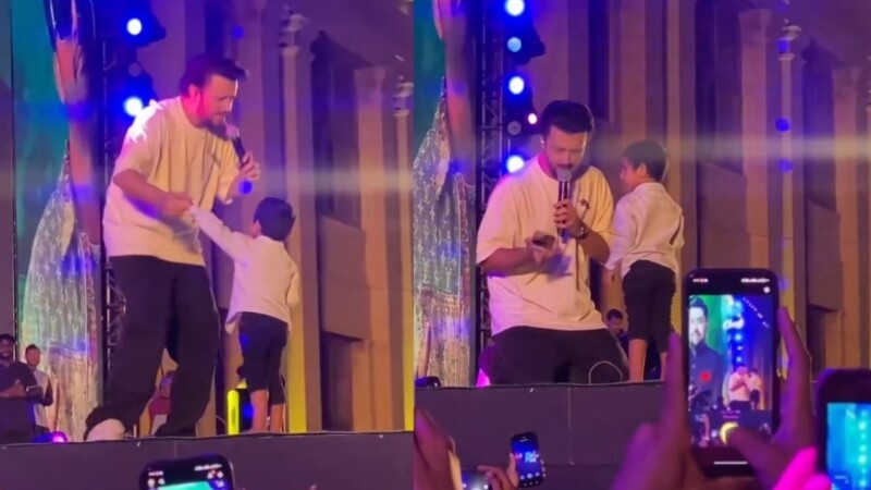 Viral video shows Atif Aslam helping young fan in cutest way