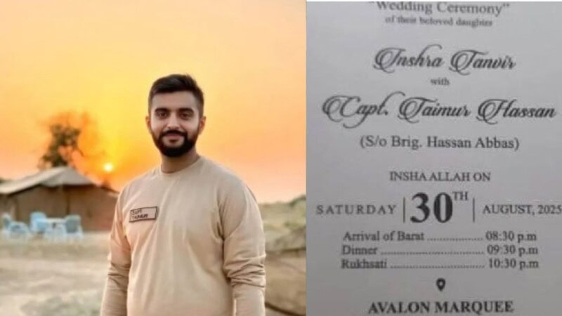 Capt Taimur martyred in Waziristan four days before wedding