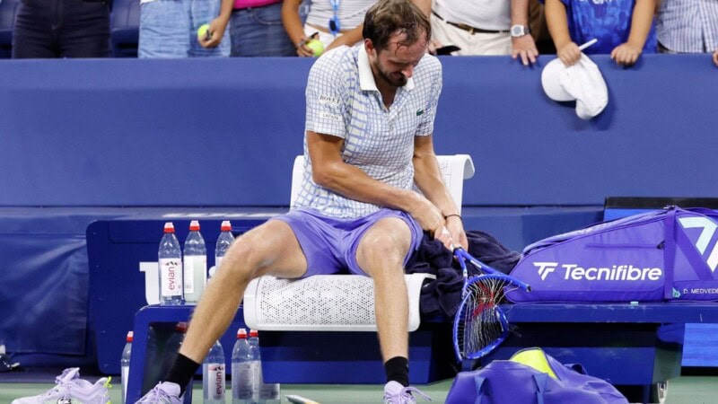 Daniil Medvedev fined $42,500 for smashing racket after US Open defeat