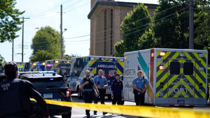 School shooting in Minneapolis leaves 2 children dead, 17 injured