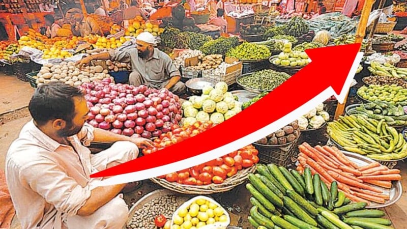 Rising food prices push inflation up by 5 percent