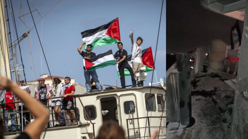 Drone attack targets Gaza aid flotilla boat near North Africa coast