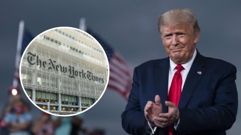 Trump says bringing $15 bn lawsuit against New York Times