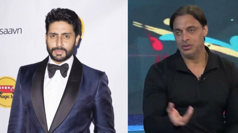 Abhishek Bachchan has witty comeback after Shoaib Akhtar confuses him with Abhishek Sharma