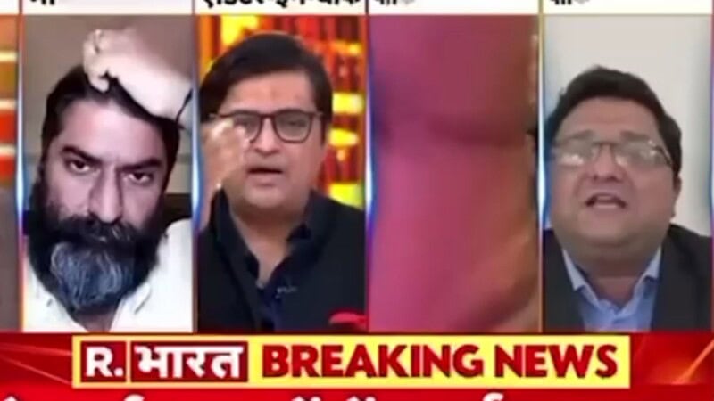VIDEO: Pakistani journalist trolls Arnab Goswami on his Republic TV show