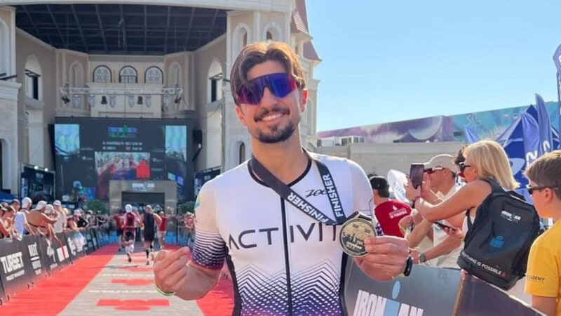 Imran Khan’s nephew Shahrez Khan qualifies for Ironman World Championship