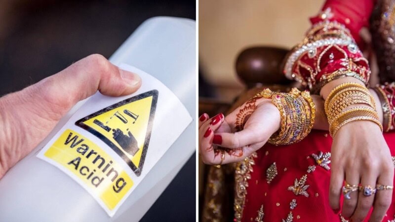 Bride dies after being ‘forced to drink acid’ over dowry demands