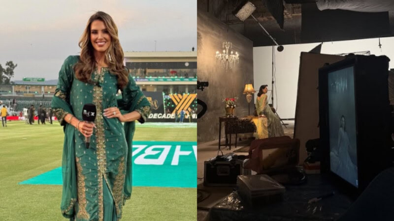 Erin Holland turns heads in Lahore with stunning desi looks during mystery shoot