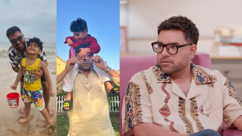 ‘A real man’; Yasir Hussain says changing his son’s diaper is part of the job