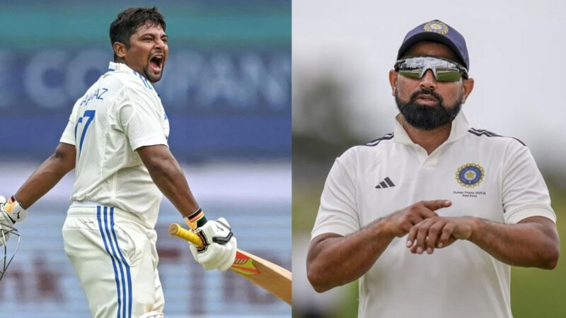 BJP influence in BCCI? Fans lash out after Sarfaraz Khan, Shami ignored from India A squad