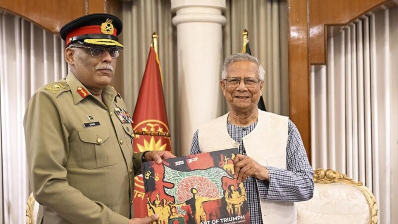 Map on Yunus’ gift to top Pak army general shows Indian states as part of ‘Greater Bangladesh’