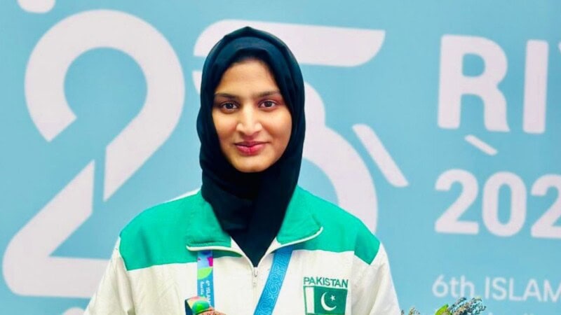 Arusha Saeed wins bronze at Islamic Solidarity Games