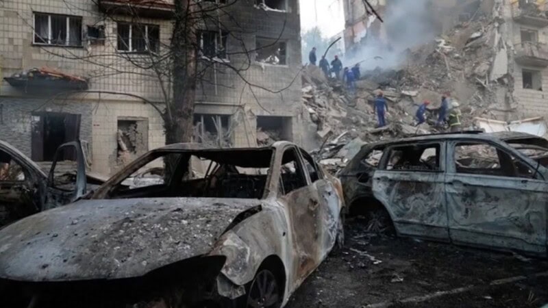 Four dead in Russia’s massive combined attack on Ukraine