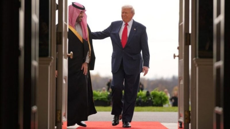 Trump hosts MBS with red-carpet welcome for deal-making White House visit