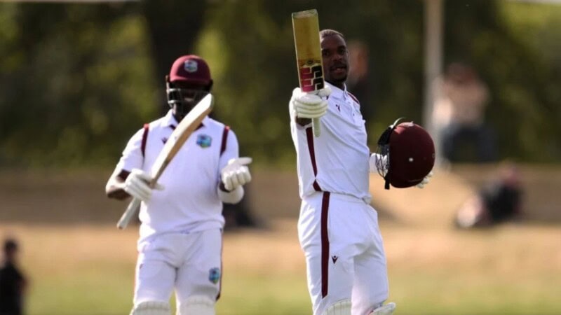 Historic draw as Justin Greaves’ double century saves West Indies from New Zealand win