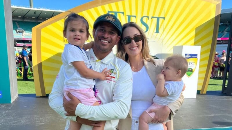 Usman Khawaja’s daughters, wife attacked online after Bondi Beach attack