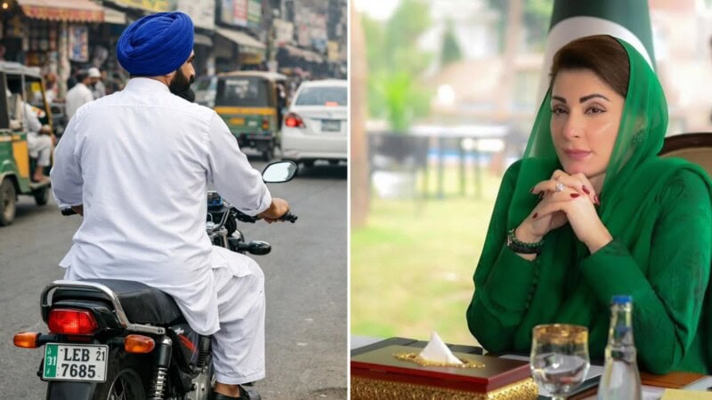 CM Maryam allows Sikhs to ride motorcycles without helmets
