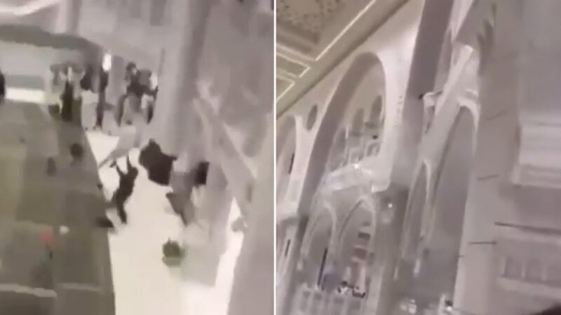 VIDEO: Man attempts suicide at Masjid Al Haram; hero guard saves him