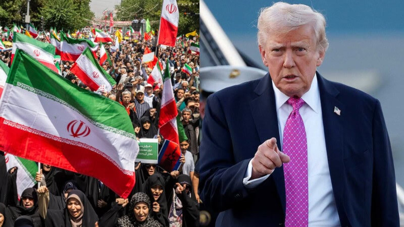 Trump claims Iran is seeking negotiations amid protests