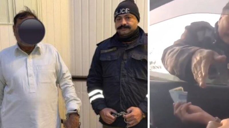 Lahore cop arrested after bribery video goes viral