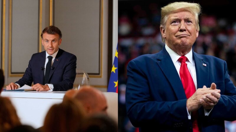 Trump releases French president’s chat screenshots online as Greenland row escalates