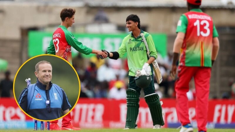 Andy Flower reacts as Pakistan U19’s ‘genius tactic’ knocks Scotland out of World Cup