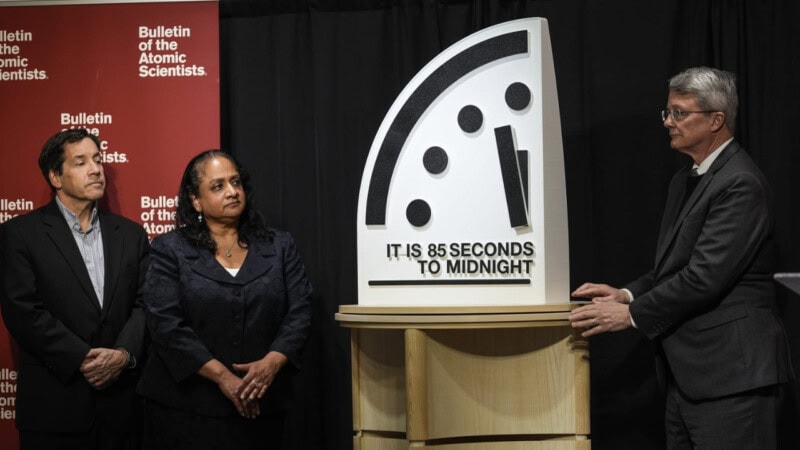 Doomsday Clock moves closer to midnight amid global tensions
