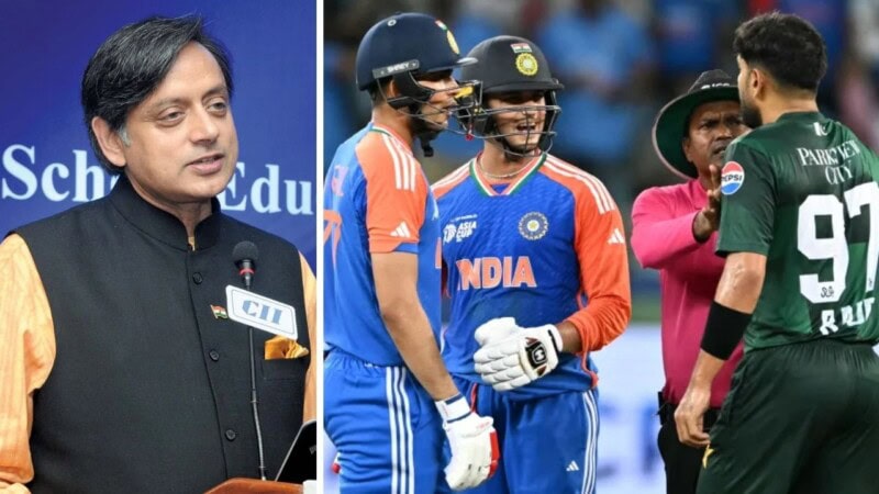 ‘Let’s call off this nonsense’: Shashi Tharoor on Pak-India T20 tussle