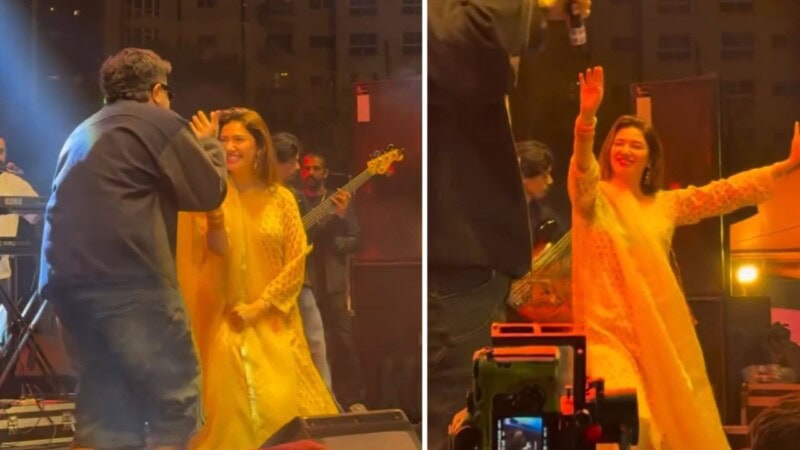 ‘ADORABLE’: Internet in love with Mahira’s impromptu dance at Asim Azhar’s concert